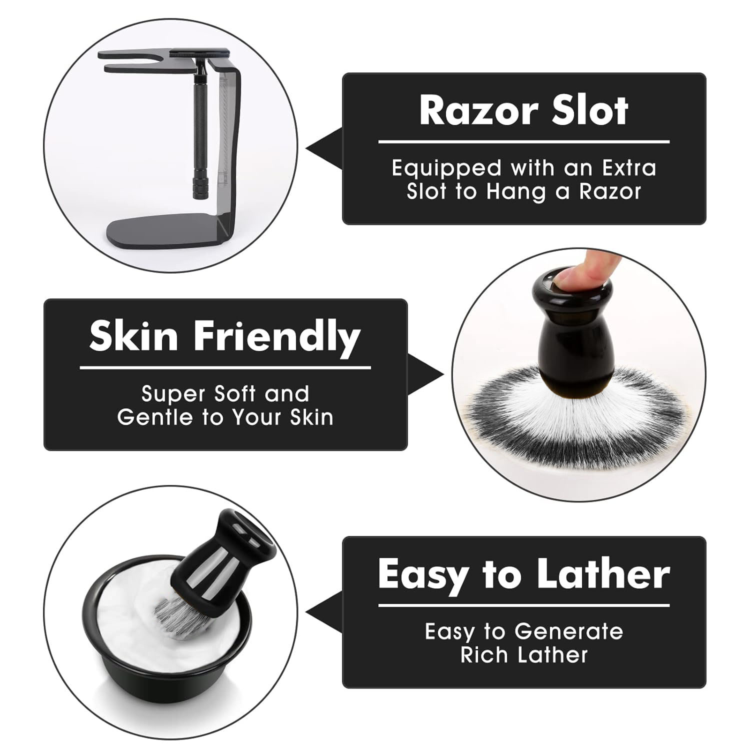 Professional Shaving Kit for M - Men'S Grooming Razor Kit recension och pris
