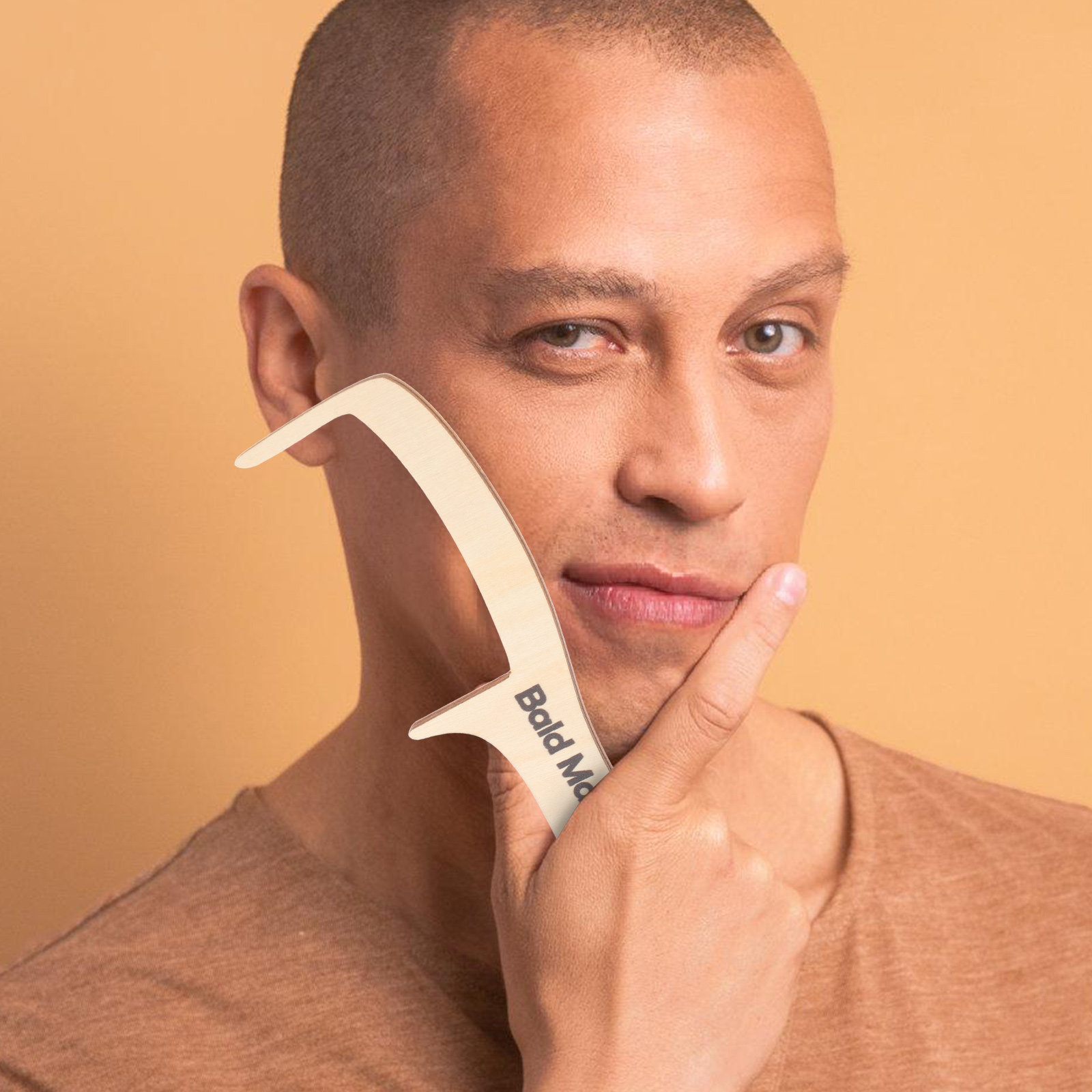 Wooden Grooming Comb for Bald  - Men'S Grooming Brush recension och pris