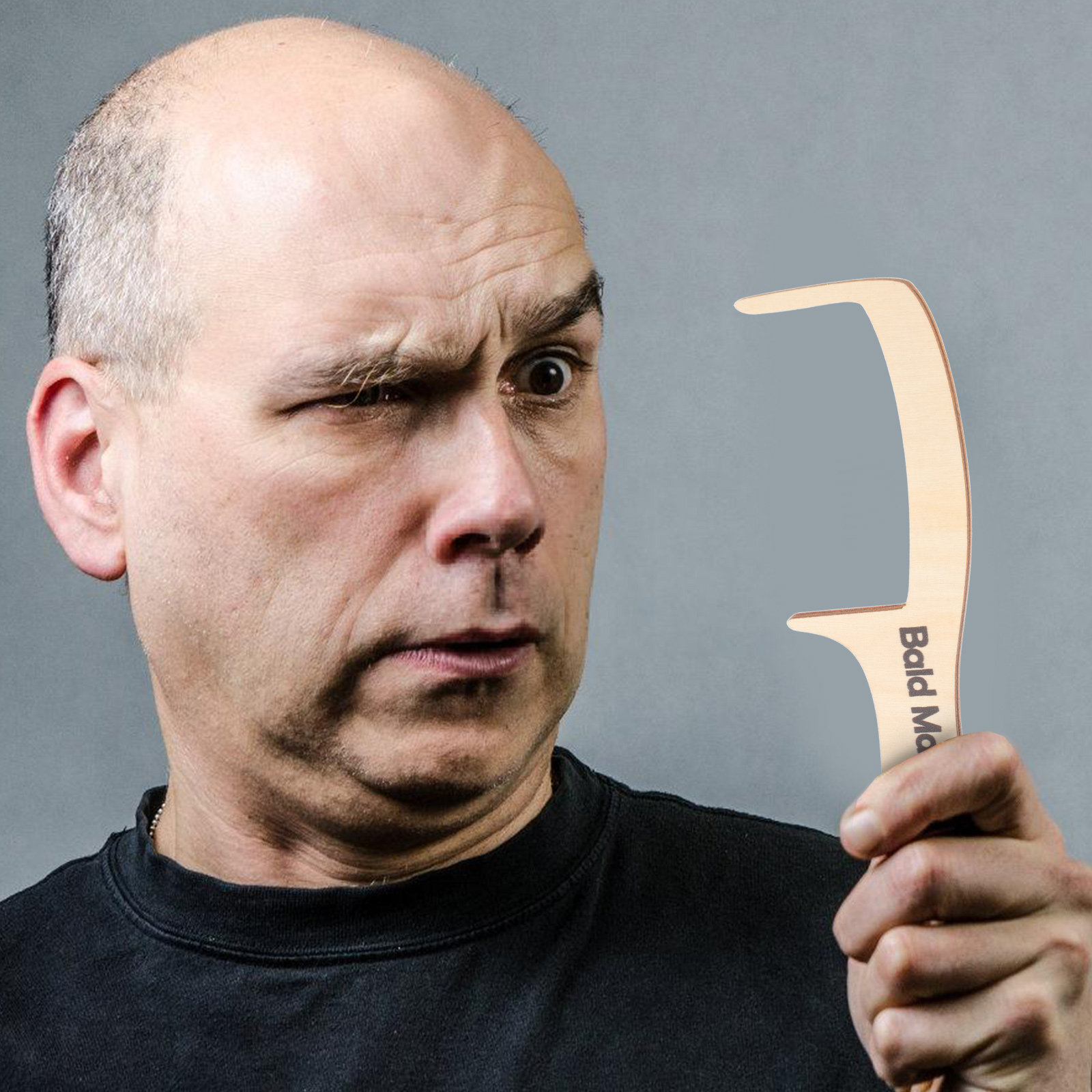 Wooden Grooming Comb for Bald  - Men'S Grooming Brush recension och pris