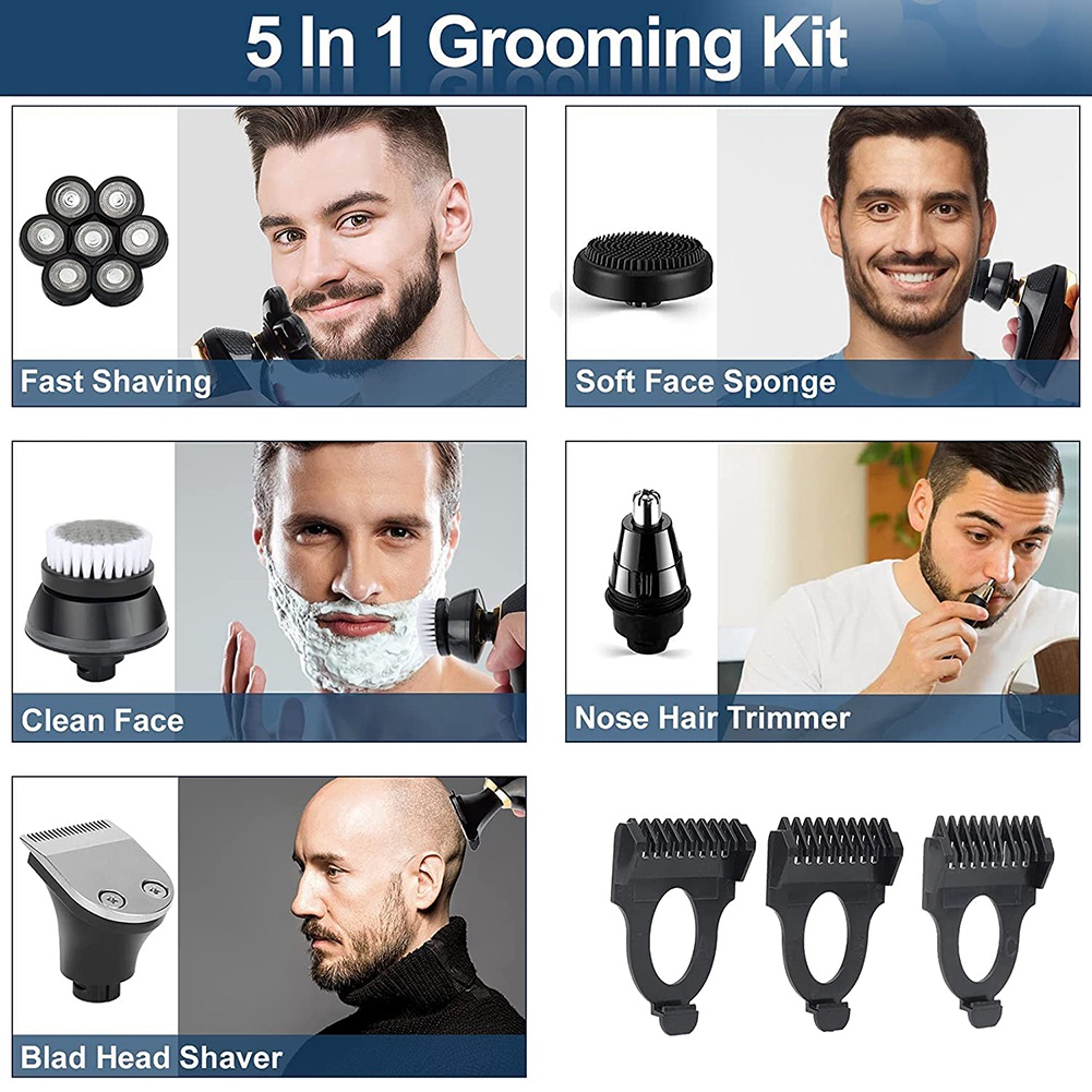 A66Z 7D Electric Razor For Men - Men'S Grooming Razor Kit recension och pris