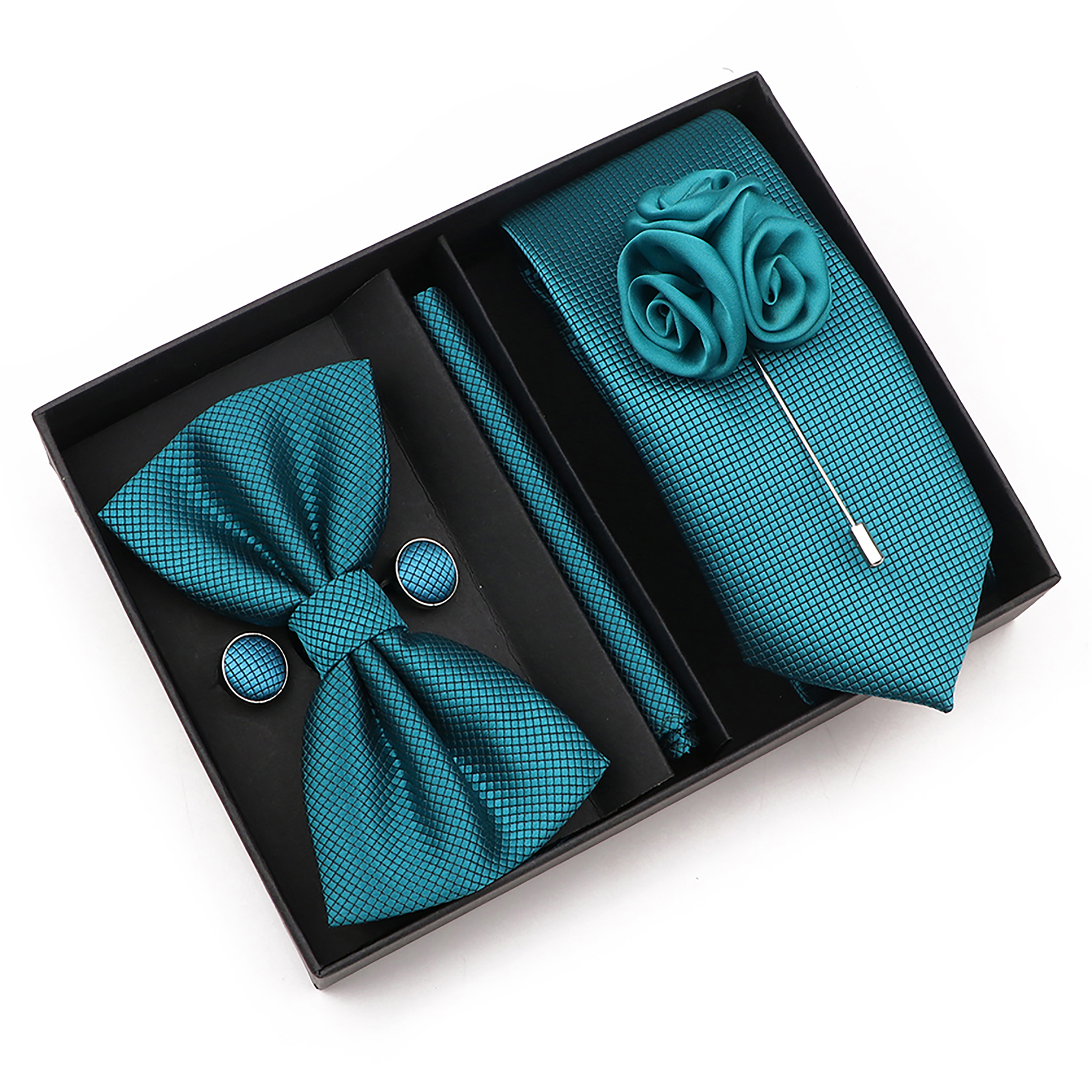 New Style Tie Set Solid Color  - Men'S Grooming Boxes recension och pris
