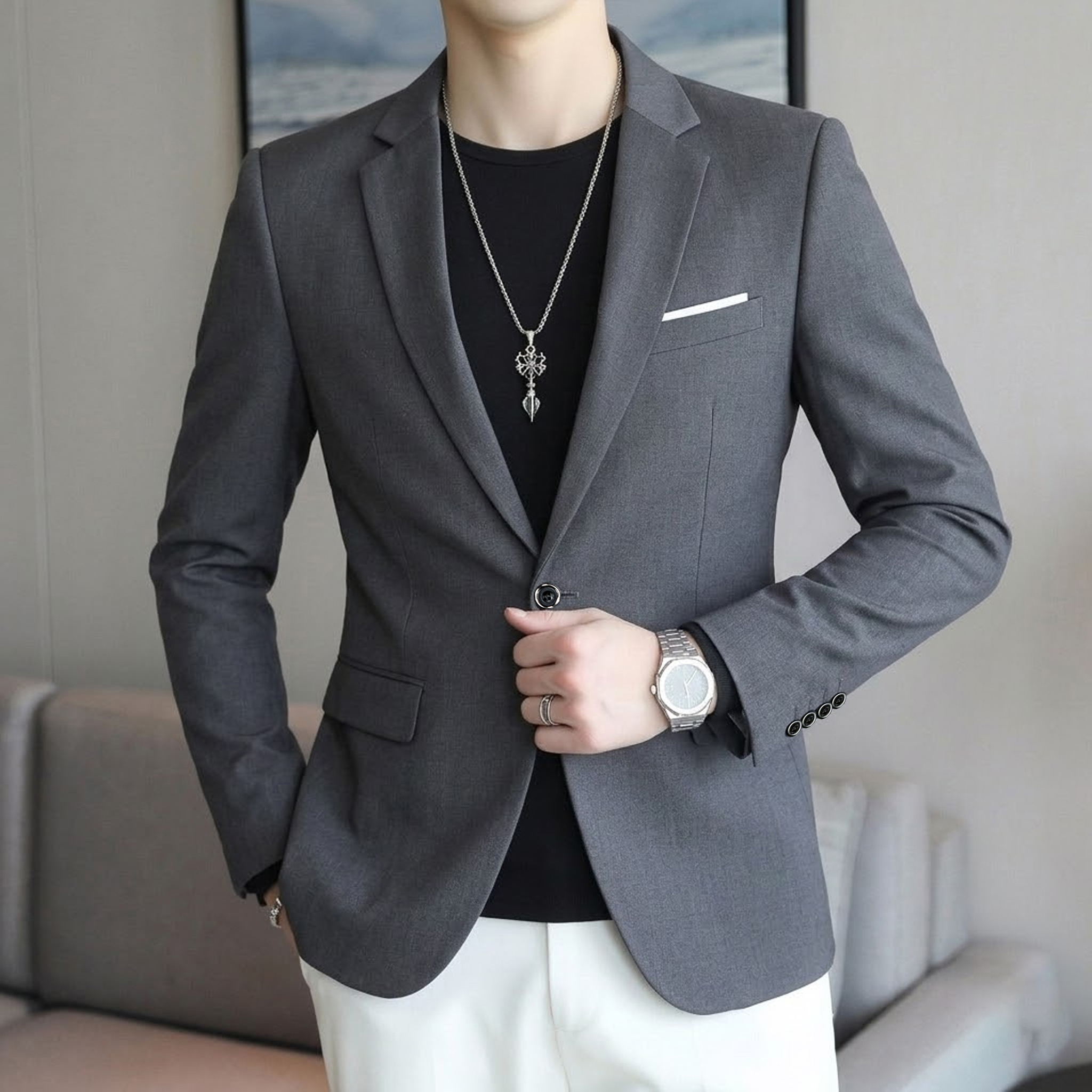 Boutique Fashion Solid Color H - Men'S Grooming Brands recension och pris
