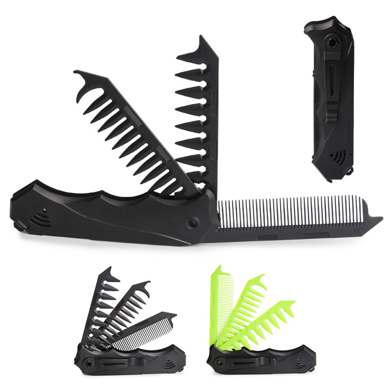 Dual Tooth Folding Comb for Me - Men'S Grooming Brush recension och pris