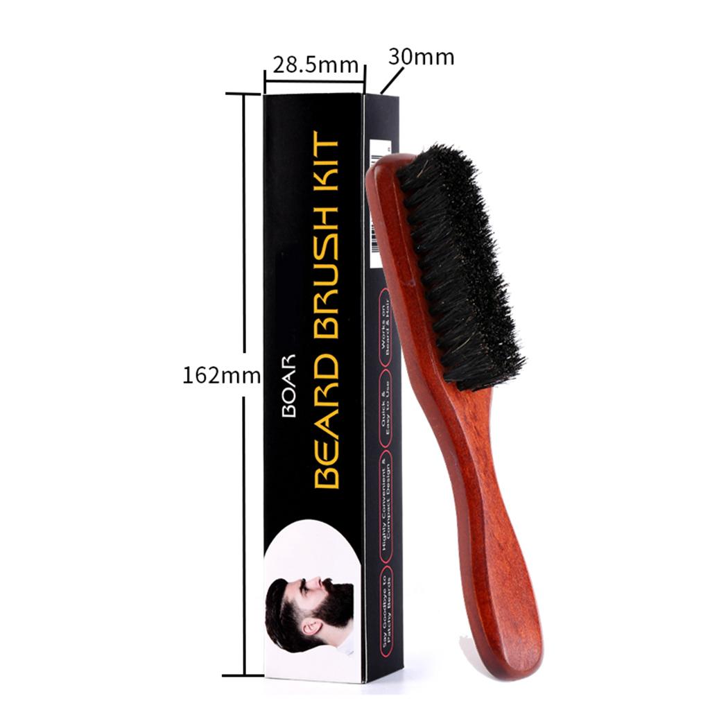 Beard Brush for Men Wooden Bri - Men'S Grooming Brush recension och pris