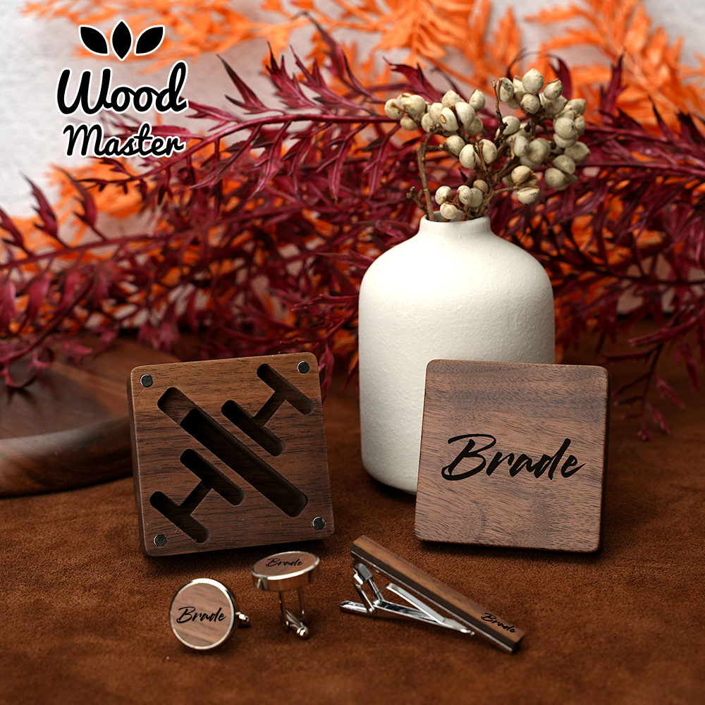 Custom Engraved Wooden Groom A - Men'S Grooming Boxes recension och pris