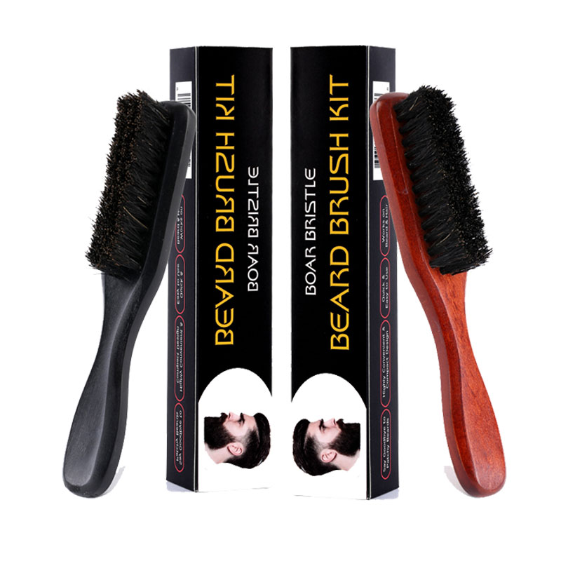Natural Boar Bristle Beard Bru - Men'S Grooming Brush recension och pris