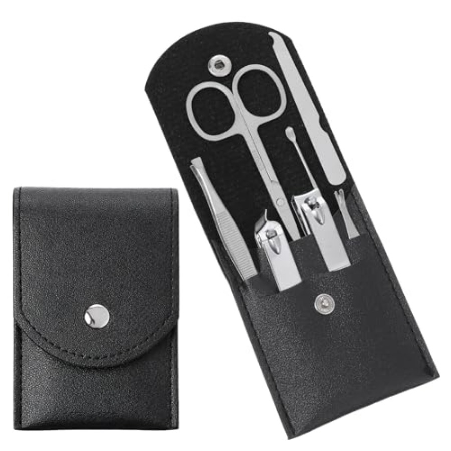 7 Pcs Travel Manicure Set Nail - Men'S Grooming Fingernails recension och pris