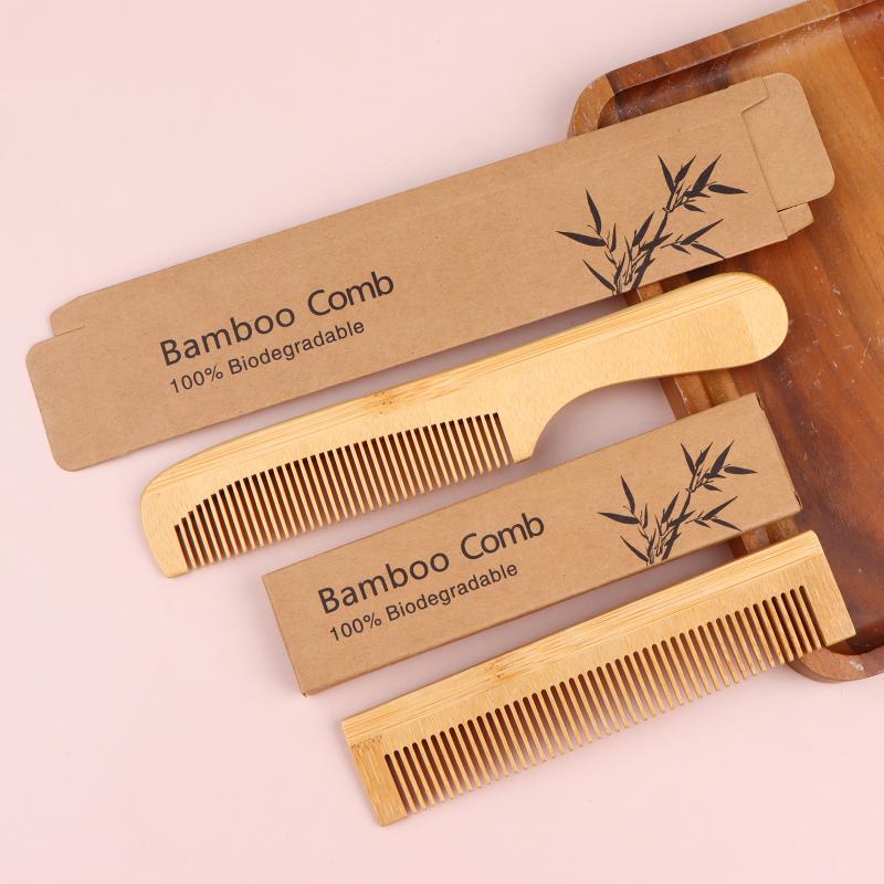 1/2/3Pcs Bamboo Massage Comb A - Men'S Grooming Brush recension och pris