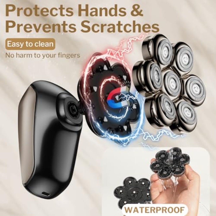 Head Shavers for Bald Men: 5-i - Men'S Grooming Razor Kit recension och pris