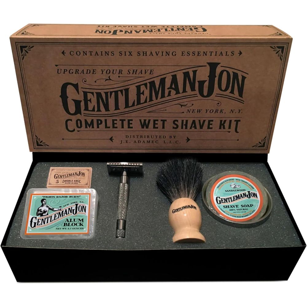 Classic Wet Shave Grooming Kit - Men'S Grooming Brush recension och pris
