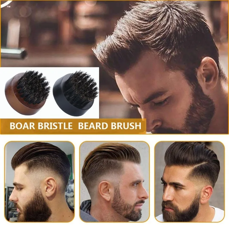 Beard Brush Man Boar Bristles  - Men'S Grooming Brush recension och pris