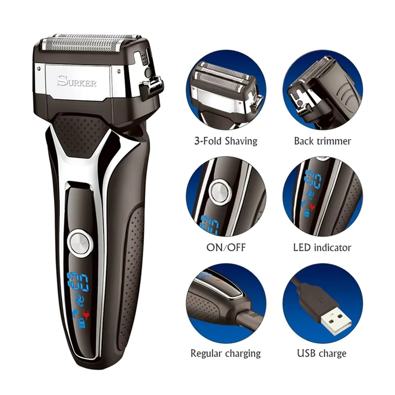 Surker Electric Shaver for Men - Men'S Grooming Razor Kit recension och pris