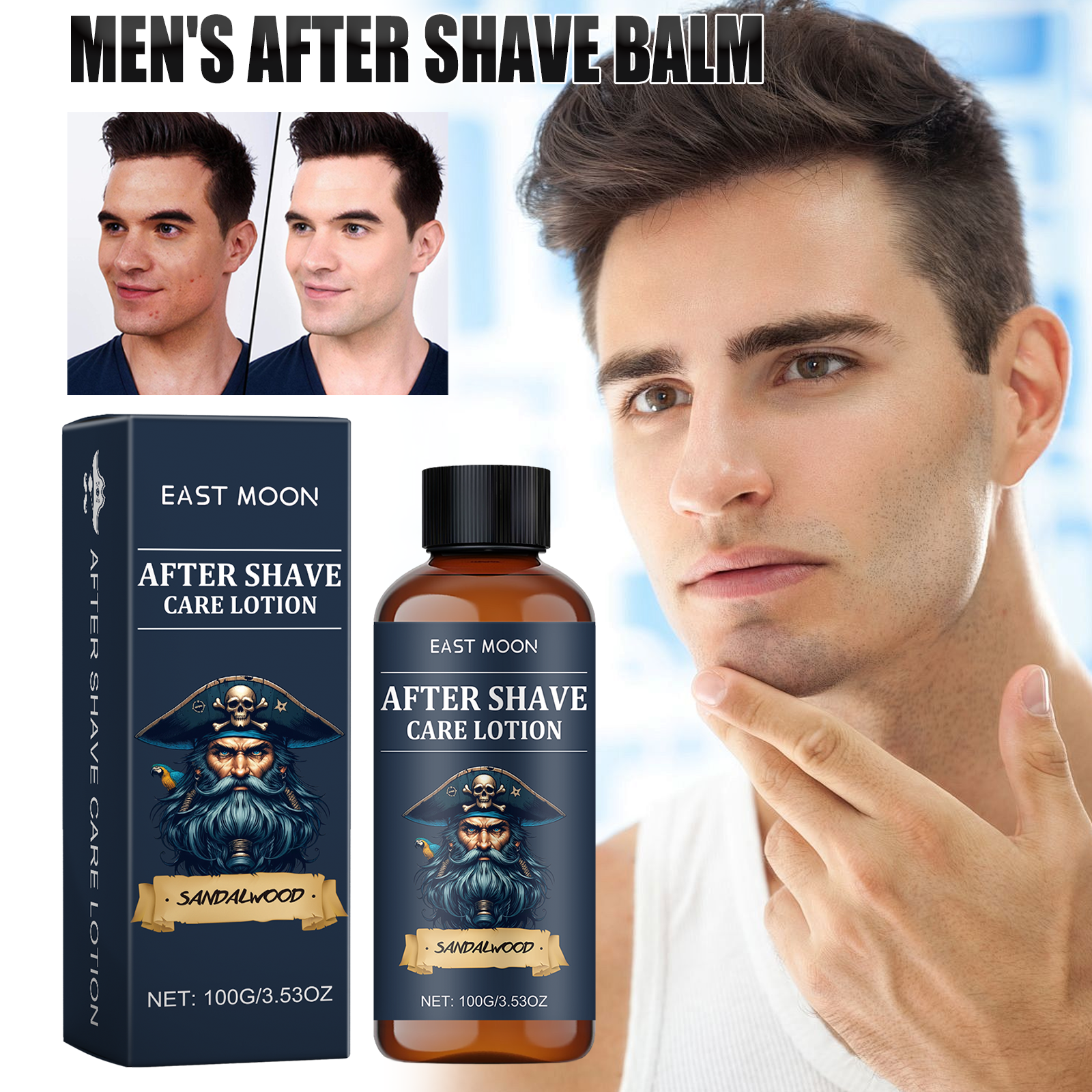 Men After Shave Cream Balm Pos - Aftershave Balm Mens recension och pris