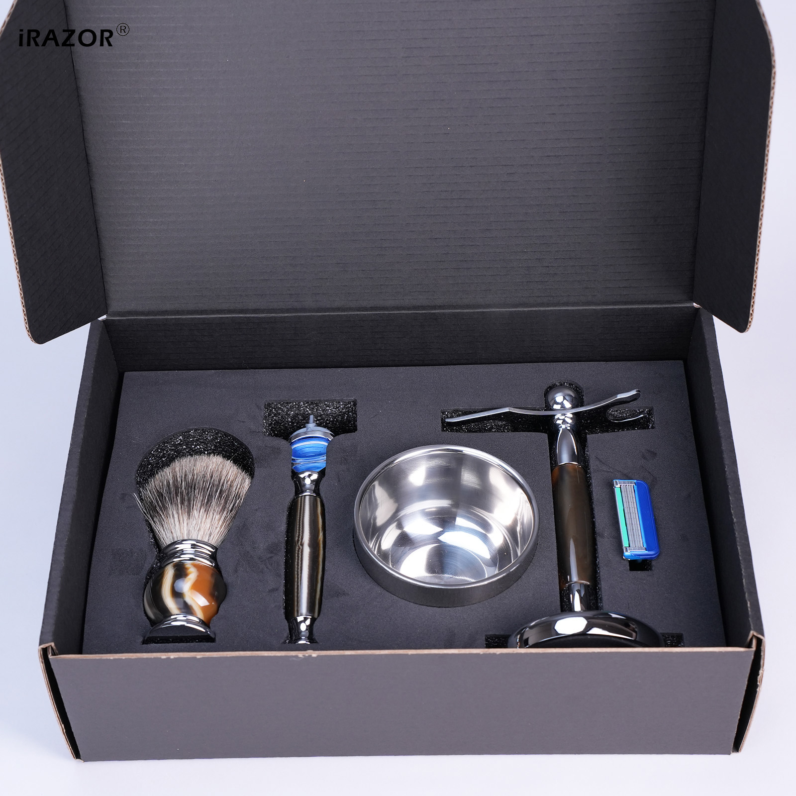 iRAZOR Luxury 5-Blade F5 Fusio - Men'S Grooming Razor Kit recension och pris