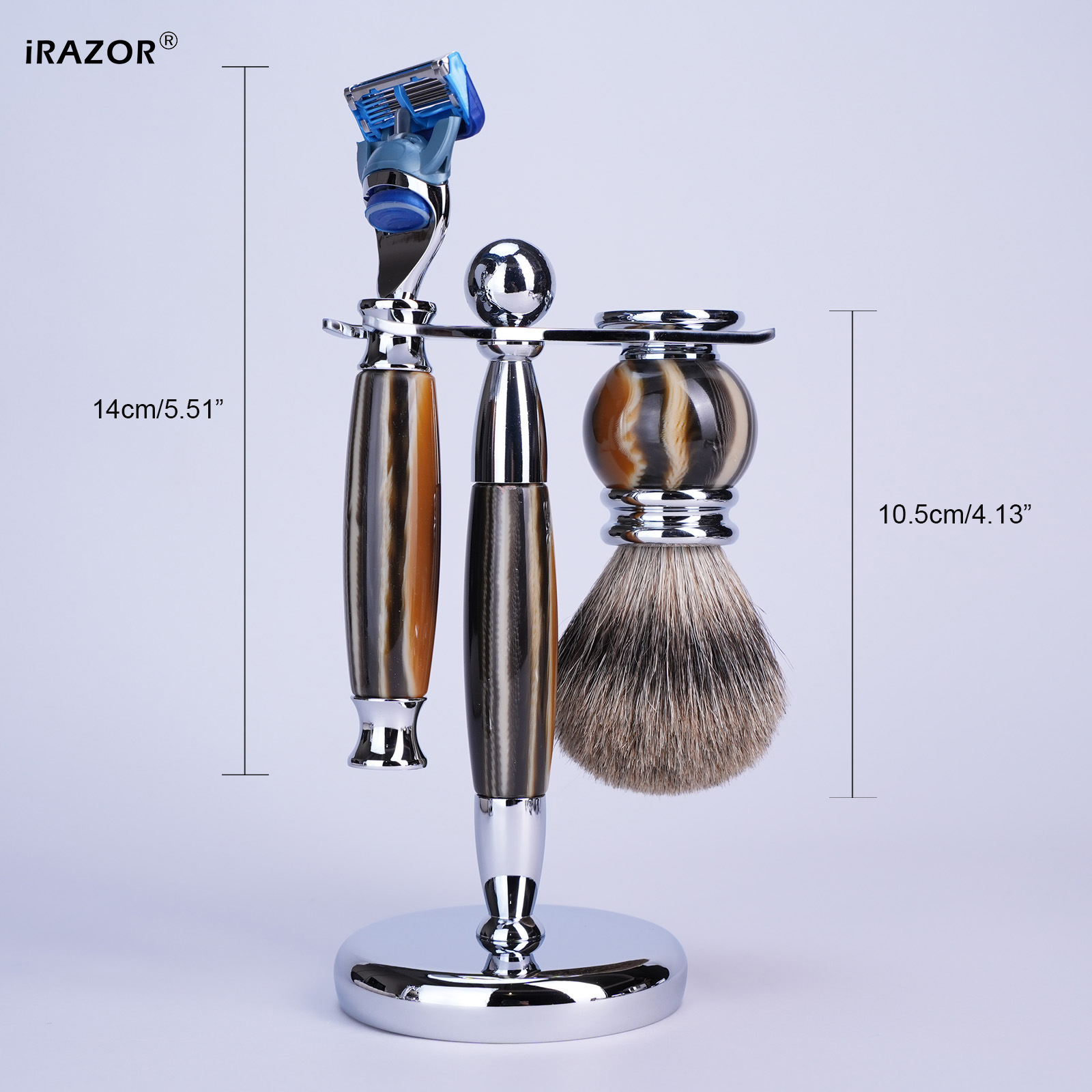 iRAZOR Luxury 5-Blade F5 Fusio - Men'S Grooming Razor Kit recension och pris