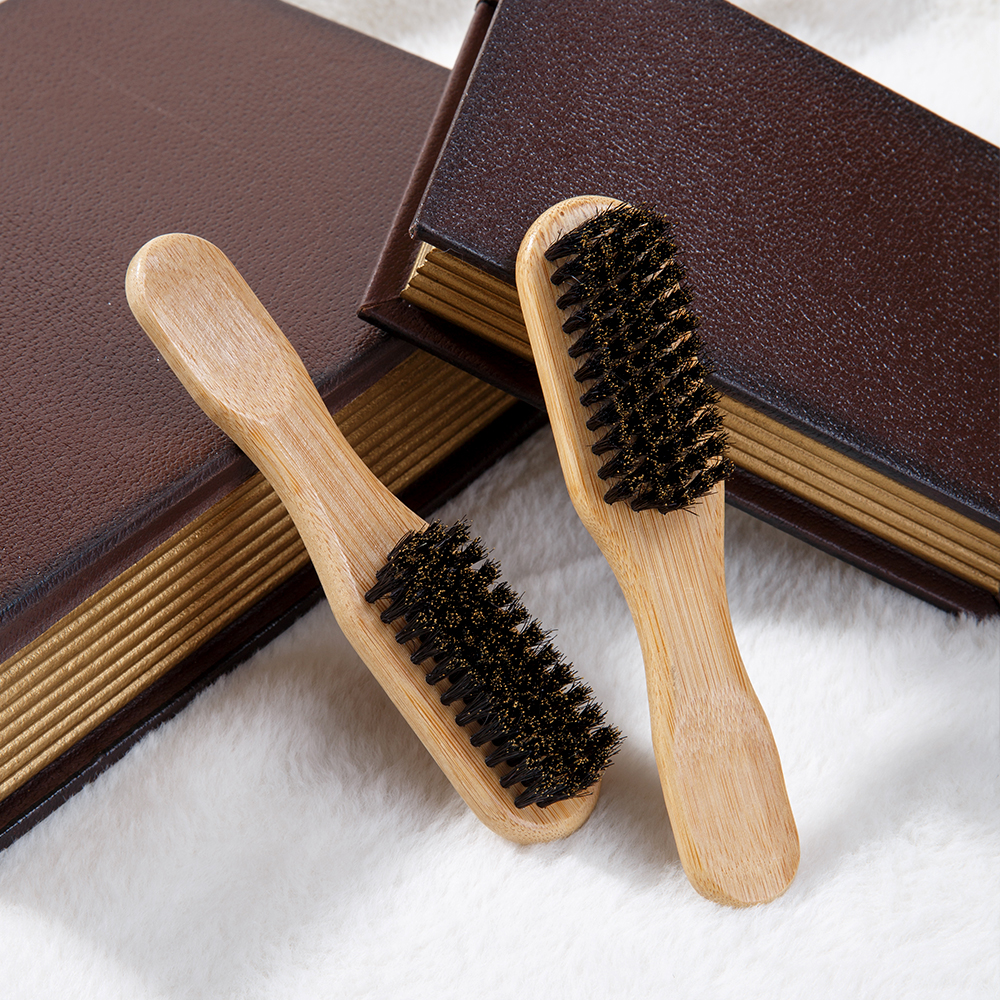 Bamboo Wood Bristle Brush Redu - Men'S Grooming Brush recension och pris