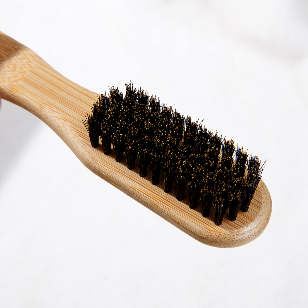 Bamboo Wood Bristle Brush Redu - Men'S Grooming Brush recension och pris