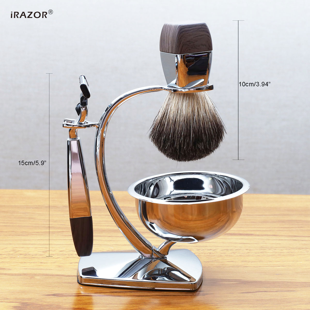 iRAZOR Professional Wet Shavin - Men'S Grooming Razor Kit recension och pris