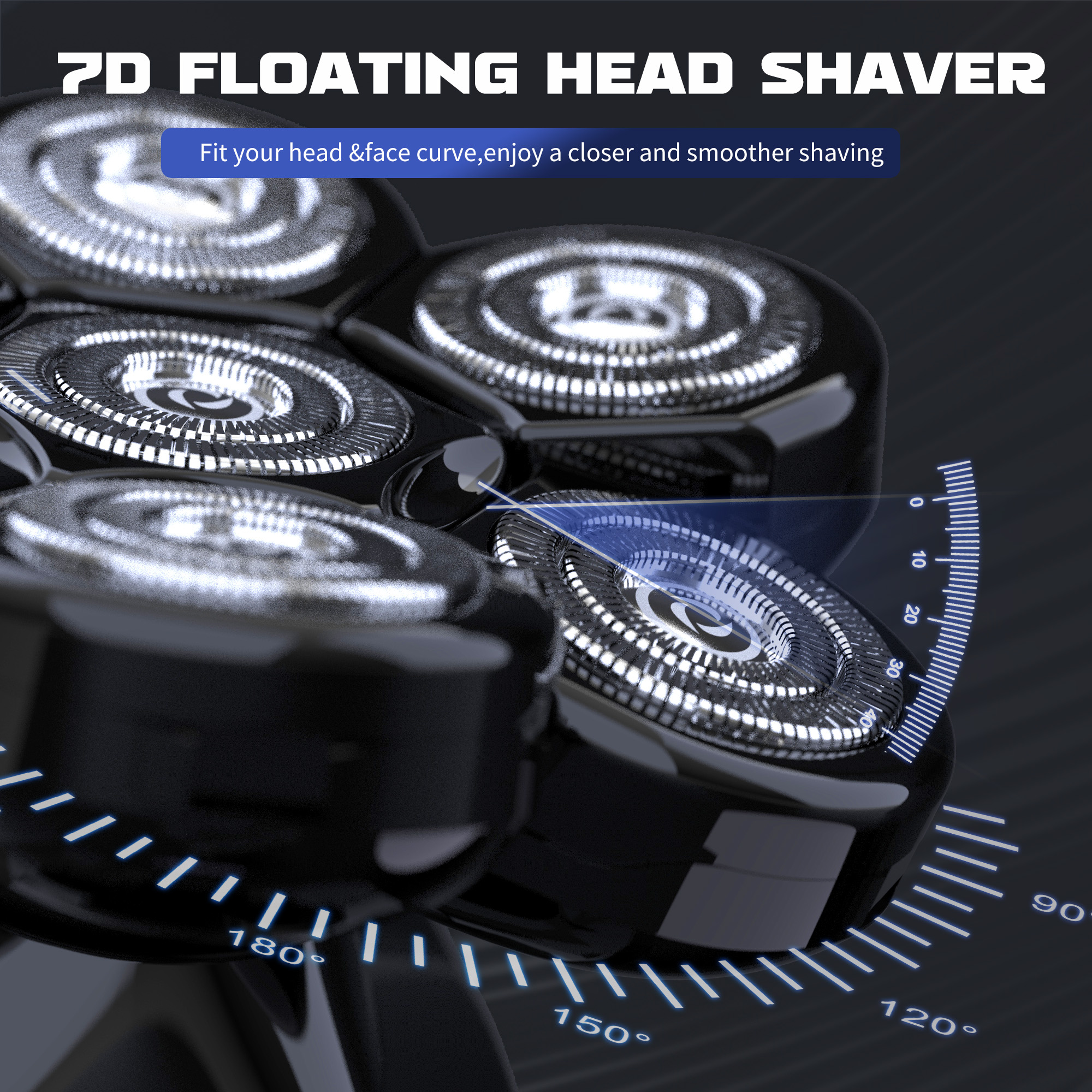 SEJOY Multifunctional 7D Head  - Men'S Grooming Razor Kit recension och pris